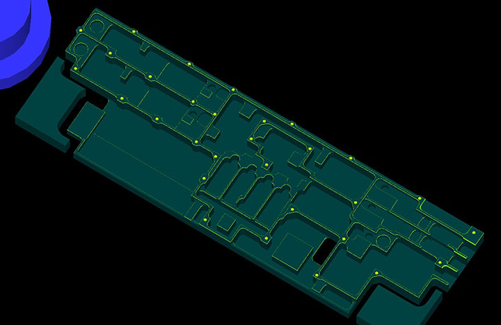 Advanced import on CAD-CAM software